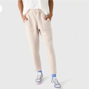 HUNTER BELL WOMEN'S SIEGLE PANT Size Small Oatmeal Beige SUPER SOFT WITH POCKETS